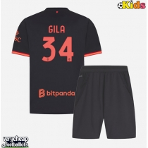 AC Milan Mario Gila #34 Replica Third Minikit 2026-27 Short Sleeve (+ pants)